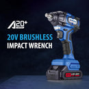 ACDelco ARI20132P 20V Cordless Impact Wrench, 1/2", High Torque
