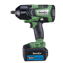 60V Cordless 3/4" Brushless Jumbo Impact Wrench Kit Max 1500 ft-lbs