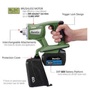 60V Cordless Brushless Concrete Vibrator Tool Kit - 28" Ridgit Shaft Image 3 - Durofix Tools