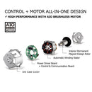 60V Cordless 1/4" Brushless Impact Driver Kit Max 200 ft-lbs Image 7 - Durofix Tools