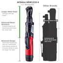 G12 Series 12V Cordless Li-ion 1/2" 70 ft-lbs. Brushless Ratchet Wrench Tool Kit with 2 Batteries Image 5 - Durofix Tools