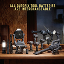 Durofix RW1210-3P G12 Series 12V Li-ion Cordless 3/8” 65 ft-lbs. Torque Brushless Ratchet Wrench Tool Kit