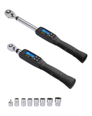Durofix RM601-3 3/8" Heavy Duty Digital Torque Wrench 3.7 to 37 ft-lbs with Socket Set & Backlit Display