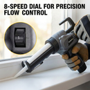 Durofix RZ1230T 12V Cordless Caulking Gun | G12 Series | 10 oz Cartridge | 8-Speed Adjustable | Bare Tool Only