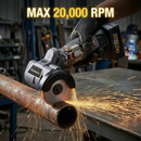 Durofix RC1222-P2G G12 Cordless 3" Compact Cut-Off Tool 2 Battery Kit, 20,000 RPM, w/ Safety Guard