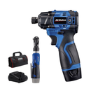 ACDelco ARW1209-K15 G12 Series 12V Cordless Li-ion 3/8" Ratchet Wrench & 1/4" Impact Driver Combo Tool Kit