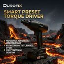 Durofix RV2056-WR18-BP2 Transducerized Cordless Precision Screwdriver Kit — 3–18 Nm, 1/4" Hex, 20V Brushless, OLED Display, Wireless Data Traceability, ISO 5393 Cmk>1.67