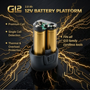 G12 Series 12V Li-ion Interchangeable 2 Battery Packs