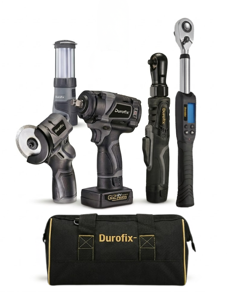 Durofix 12V Cordless 5-Tool Combo Kit | Automotive Power Tools