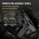 Durofix RV2056-WR18-BP2 Transducerized Cordless Precision Screwdriver Kit — 3–18 Nm, 1/4" Hex, 20V Brushless, OLED Display, Wireless Data Traceability, ISO 5393 Cmk>1.67