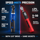 ACDelco 12V Cordless 3/8" Ratchet Kit + Digital Torque Wrench Combo | ARM601-3-K1