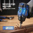 ACDelco ARW1209-K15 G12 Series 12V Cordless Li-ion 3/8" Ratchet Wrench & 1/4" Impact Driver Combo Tool Kit