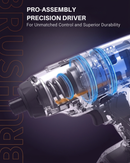 Durofix 20V Cordless Industrial Assembly Tool, Brushless Motor, with Auto Shut-Off, Wireless Comm. & 0.5 - 12Nm, 1/4" Hex Drive, 1x 4.0Ah Battery