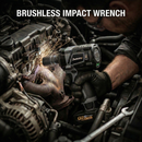 Durofix G12 12V Cordless 3/8" Hammer Drill & 1/2" Impact Wrench | Power Tool Kit w/ Battery & Charger | RK12136-2-K8