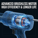 Durofix RZ1230T 12V Cordless Caulking Gun | G12 Series | 10 oz Cartridge | 8-Speed Adjustable | Bare Tool Only