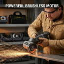 Durofix RC1222-P2G G12 Cordless 3" Compact Cut-Off Tool 2 Battery Kit, 20,000 RPM, w/ Safety Guard
