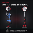 ACDelco 20V Brushless 1/2" Impact Wrench Kit + 1/2" Digital Torque Wrench Combo | ARM607-4S-K2