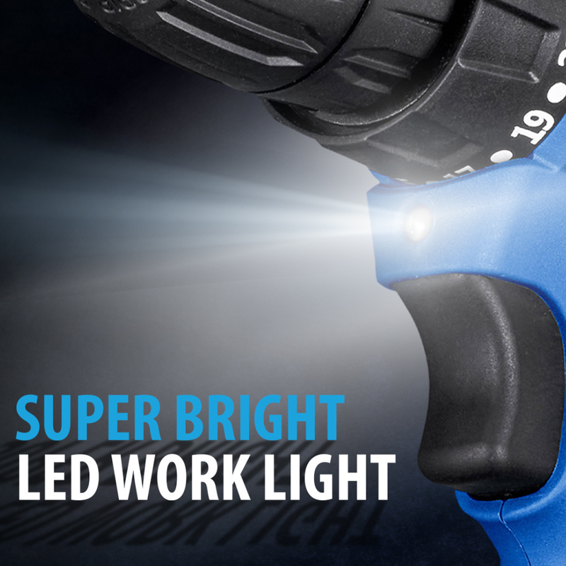 ACDelco ARD20137P A20 Series 20V Cordless Brushless Power Drill Kit with Battery & Charger, Variable Speed 283 In-Lb Torque