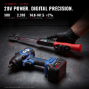 ACDelco 20V Brushless 1/2" Impact Wrench Kit + 1/2" Digital Torque Wrench Combo | ARM607-4S-K2