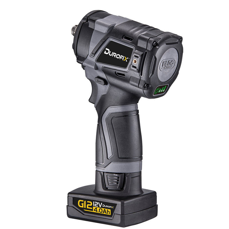 G12 Series 12V Brushless 1/2" Cordless Impact Wrench, Max 400 ft-lb - Bare Tool Only