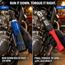 ACDelco 12V Cordless 3/8" Ratchet Kit + Digital Torque Wrench Combo | ARM601-3-K1