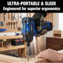 ACDelco ARW1209-K15 G12 Series 12V Cordless Li-ion 3/8" Ratchet Wrench & 1/4" Impact Driver Combo Tool Kit