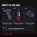 ACDelco 12V Brushless 3/8" Impact Wrench Kit + 1/4" Cordless Ratchet Combo | ARI12186-K2