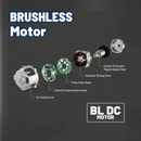 Durofix RW1210-3P G12 Series 12V Li-ion Cordless 3/8” 65 ft-lbs. Torque Brushless Ratchet Wrench Tool Kit