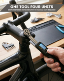 Durofix RM601-3 3/8" Heavy Duty Digital Torque Wrench 3.7 to 37 ft-lbs with Socket Set & Backlit Display