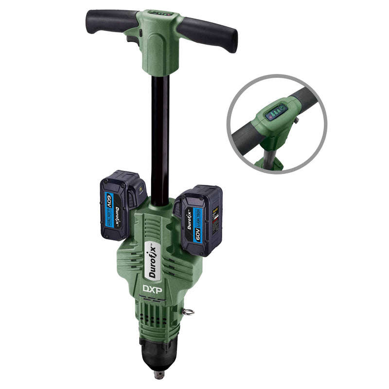 60V Cordless 3/4″ BRUSHLESS Upright Impact Wrench 36-Stage Torque Control (max 1,330 ft-lbs)