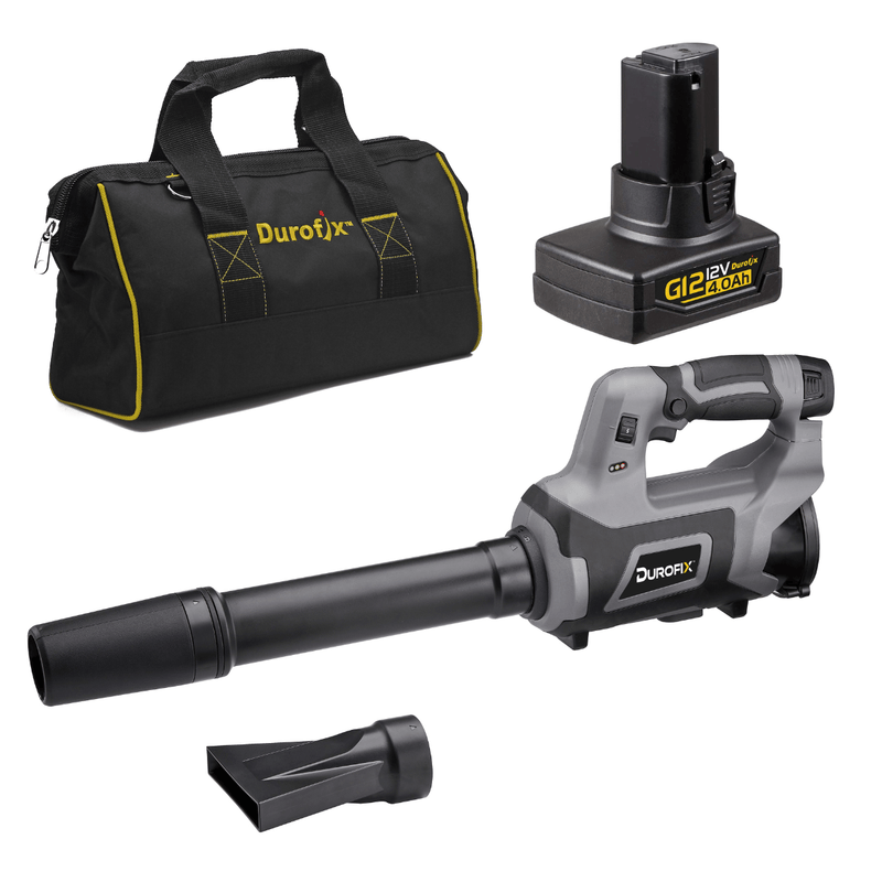 G12 Series Brushless Cordless 8 - Speed Compact Blower 2 Battery Kit w/ Nozzle Attachments Image 1 - Durofix Tools