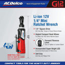 ACDelco ARW1207T-R | OPEN BOX | ONLY TOOL | NO BATTERY
