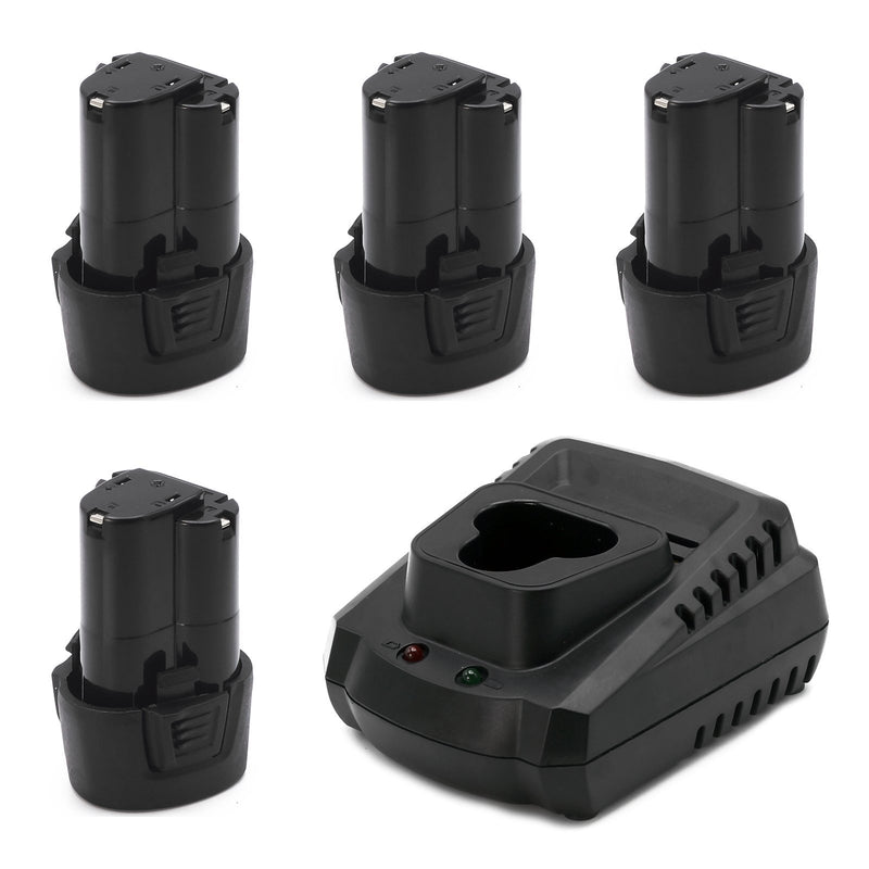 G12 Series 12V Li-ion Interchangeable 4 Battery Packs with 1 Quick Charger Image 1 - Durofix Tools