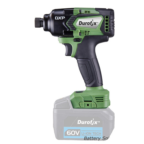 60V Cordless 1/4" Brushless Impact Driver Max 200 ft-lbs - Bare Tool Only