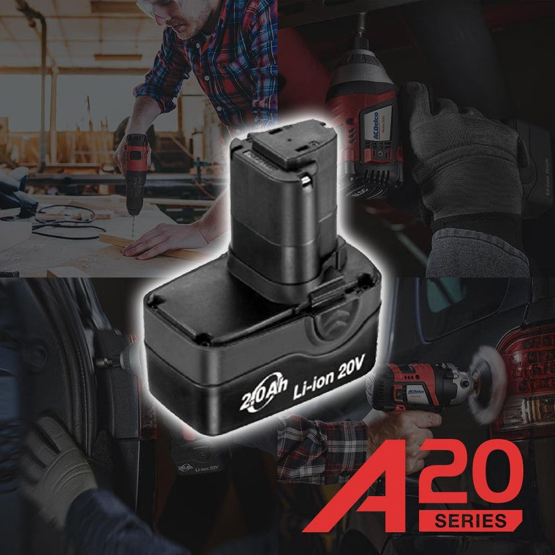 A20 Series Li-ion 20V Max 2.0 Ah Battery Pack Image 2 - Durofix Tools