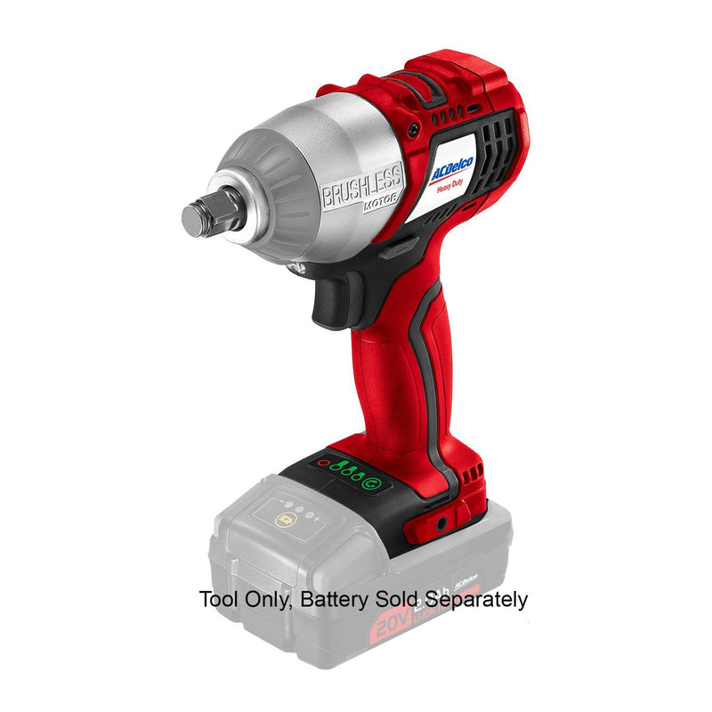 P20 series 20V BRUSHLESS 1/2" Impact Wrench w/ ETC -Bare Tool Only Image 2 - Durofix Tools