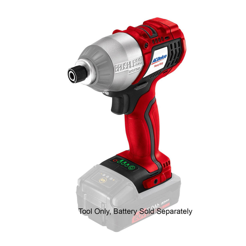 P20 series 20V BRUSHLESS 1/4" Impact Driver w/ ETC -Bare Tool Only Image 2 - Durofix Tools
