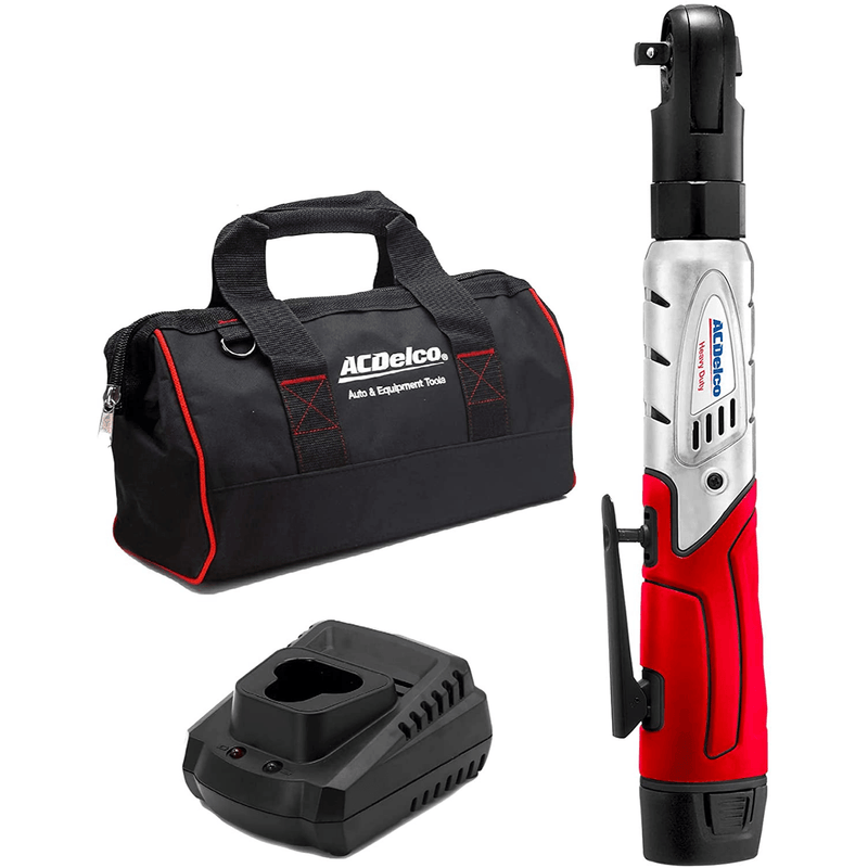 G12 Series 12V Cordless Li-ion 3/8" 55 ft-lbs. Ratchet Wrench Tool Kit with Canvas Bag Image 1 - Durofix Tools