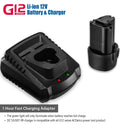 G12 Series 12V Cordless Li-ion 1/2" 70 ft-lbs. Brushless Ratchet Wrench Tool Kit Image 6 - Durofix Tools