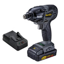 Durofix RI20173-PM P20 Series 20V Cordless Li-ion 1/4" 162 ft-lbs. Heavy Duty Brushless Impact Driver Tool Kit