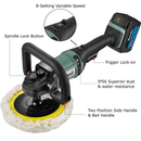 60V Cordless 7" Brushless 8-Speed Polisher Kit Image 3 - Durofix Tools